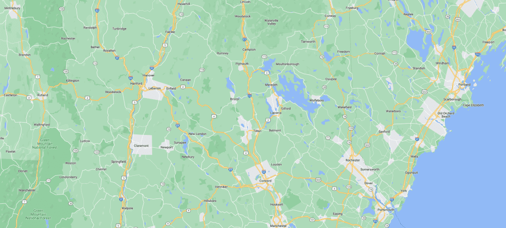 New Hampshire Map Screenshot