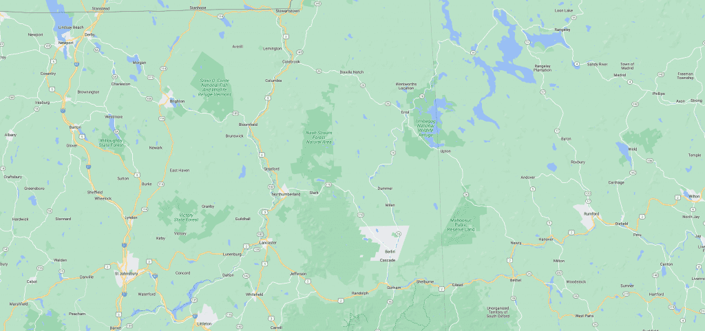 Coos County Map Screenshot
